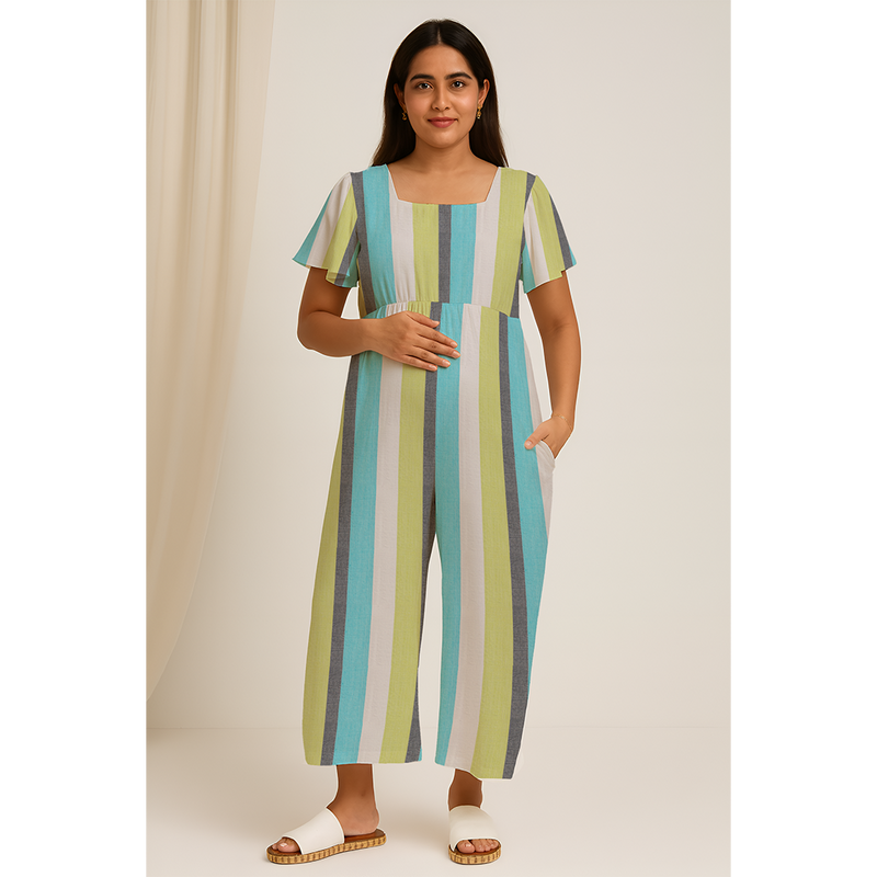 Cool-Toned Stripes  Customised Maternity Collection