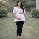 Soft Green Leaf Customised Maternity wear