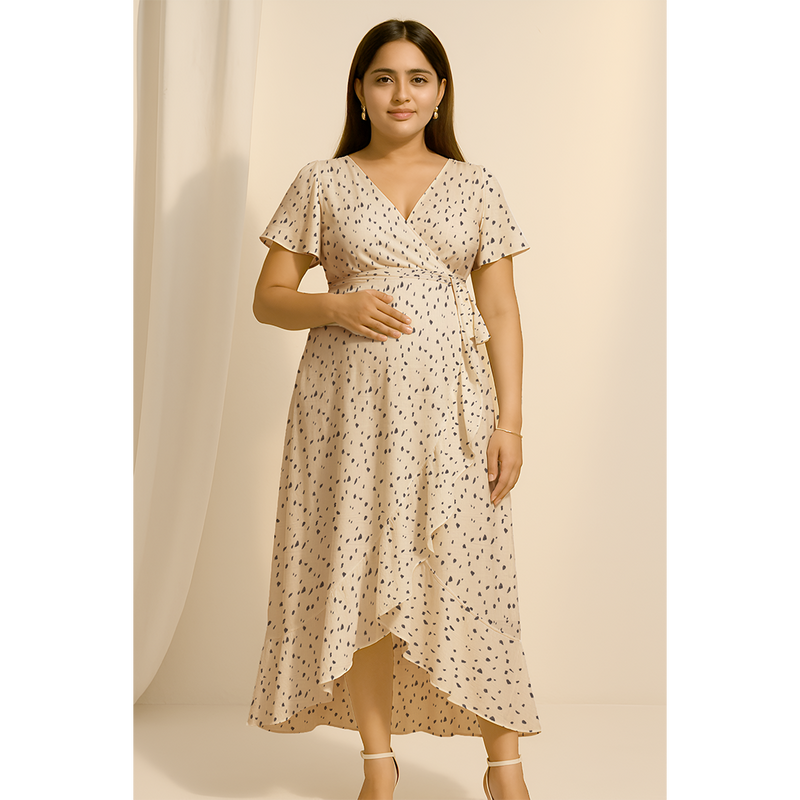 Misty Dots Cotton Maternity Collection