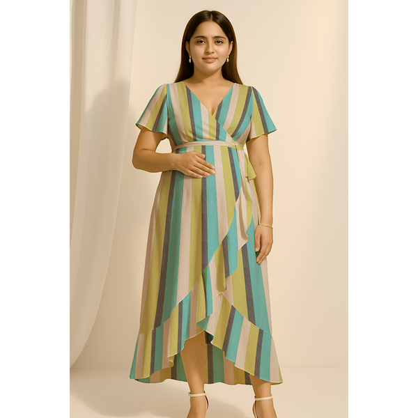 Cool-Toned Stripes  Customised Maternity Collection