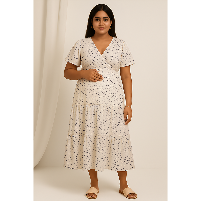 Misty Dots Cotton Maternity Collection