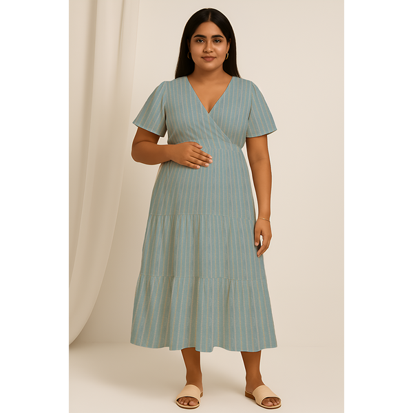 Dusky Sky Stripe Customised Maternity Wear