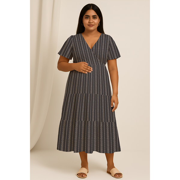 Ebony Lineart Cotton Customised Maternity Wear.