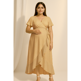 Mocha Stripe Cotton Customised Maternity Collection