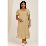 Mocha Stripe Cotton Customised Maternity Collection