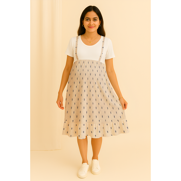 Indigo Speck Cotton  Customised Maternity Collection