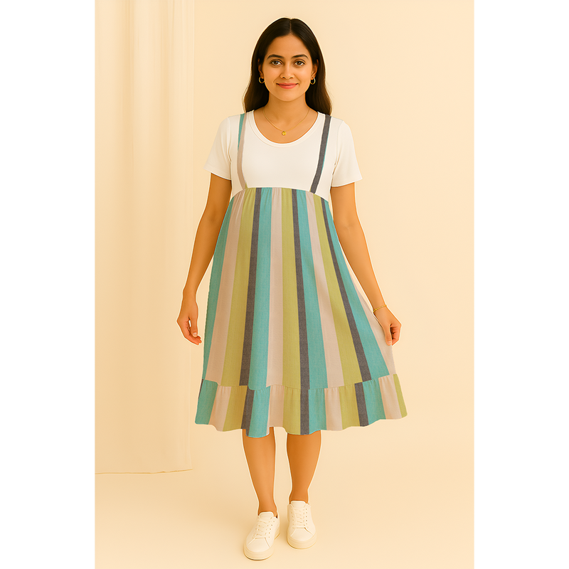 Cool-Toned Stripes  Customised Maternity Collection