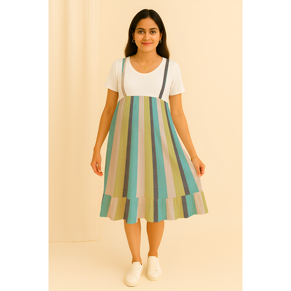 Cool-Toned Stripes  Customised Maternity Collection