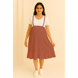 Terracotta Stripe Cotton Customised Maternity Wear Collection