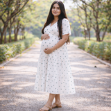 Soft Green Leaf Customised Maternity wear