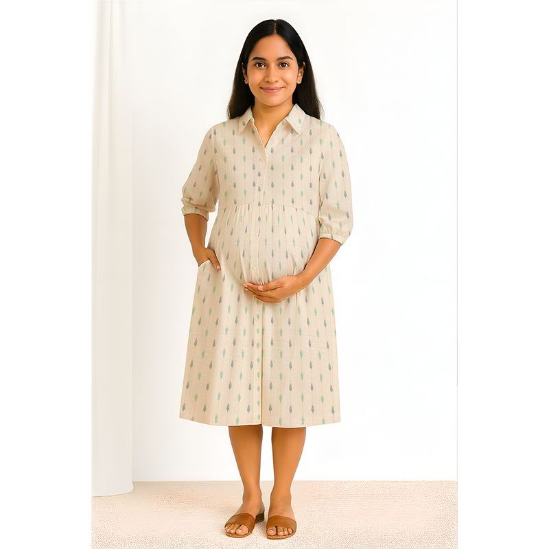 Sage Mist Cotton Maternity Collection