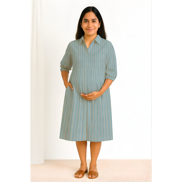 Dusky Sky Stripe Customised Maternity Wear