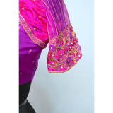 "Elegant Butterfly Embroidered Handwork Blouse"