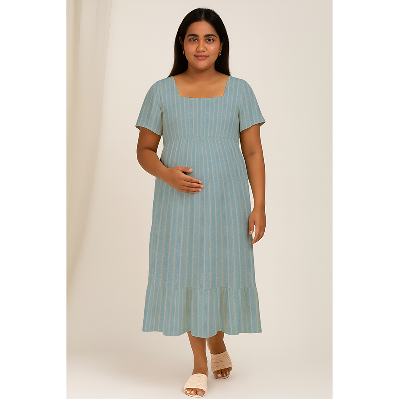 Dusky Sky Stripe Customised Maternity Wear