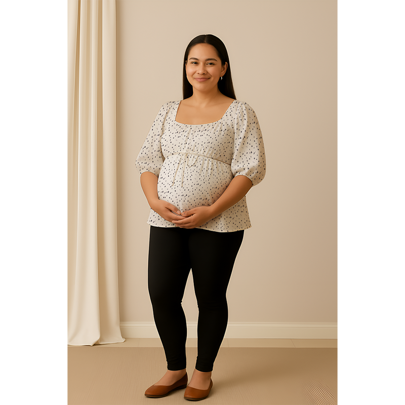 Misty Dots Cotton Maternity Collection