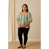 Cool-Toned Stripes  Customised Maternity Collection