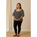 Ebony Lineart Cotton Customised Maternity Wear.