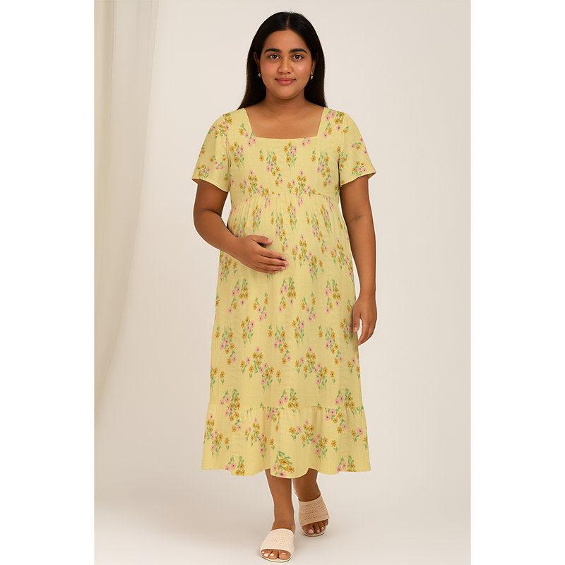 Floral Bloom Cotton Customised Maternity Wear Collection