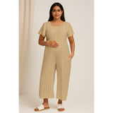 Mocha Stripe Cotton Customised Maternity Collection