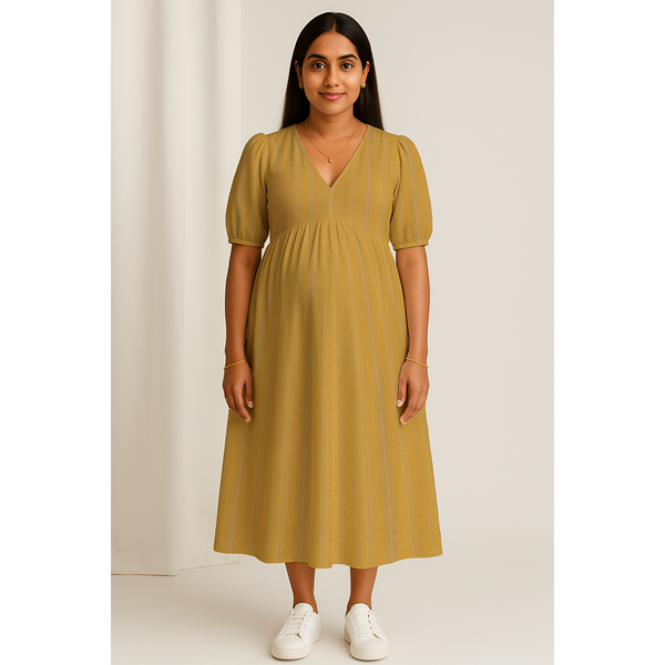 Sunbeam Stripe Cotton Customised Maternity Wear.