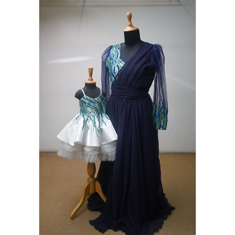 Luxury Girls White Satin & Sequin Party Dress with Layered Tulle Hem  Special Occasion Collection