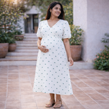 Soft Green Leaf Customised Maternity wear