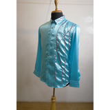 Red & Aqua Family Matching Outfit Set | Mom Dad Daughter Party Wear Collection