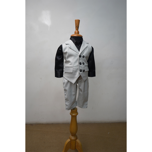 Silver & Black Premium Family Combo  Party & Reception Wear  Anveshana Clothing