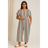 Pastel Multi -Stripe Customised Maternity Wear.