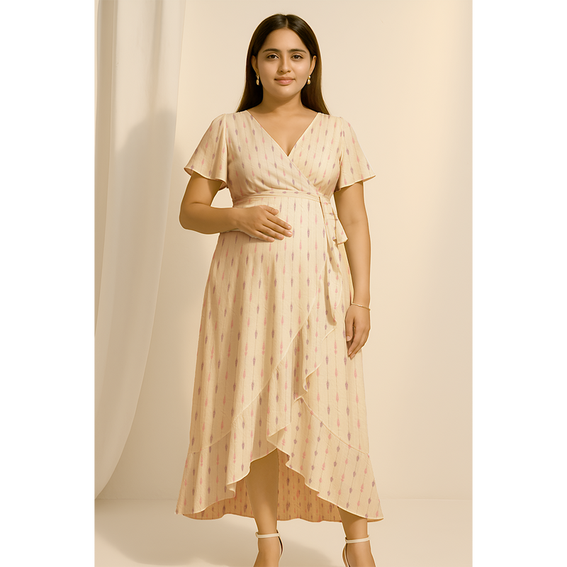 Sand Dune Stripe Cotton Customised Maternity Collection