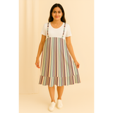 Pastel Multi -Stripe Customised Maternity Wear.