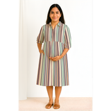 Pastel Multi -Stripe Customised Maternity Wear.