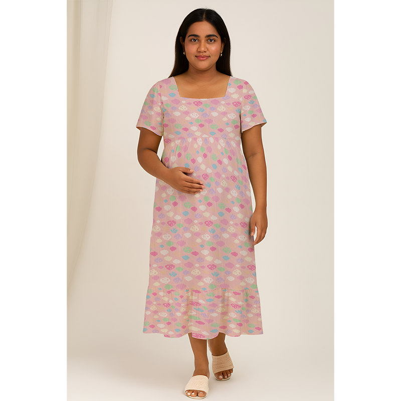 Blush Pink Cotton Maternity Collection
