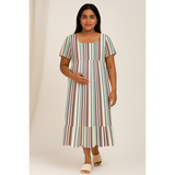 Pastel Multi -Stripe Customised Maternity Wear.