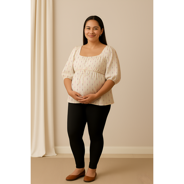 Sand Dune Stripe Cotton Customised Maternity Collection