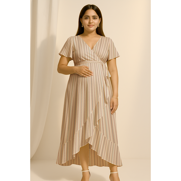 Vanilla Mist Cotton Customised Maternity Wear.