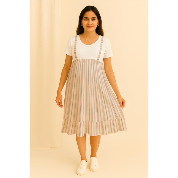 Vanilla Mist Cotton Customised Maternity Wear.