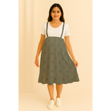 Sage Leaf Cotton Customised Maternity Wear.