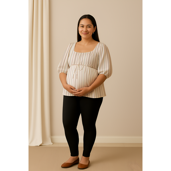 Vanilla Mist Cotton Customised Maternity Wear.