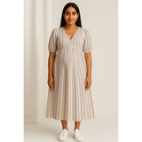 Vanilla Mist Cotton Customised Maternity Wear.