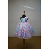 Pastel 3D Floral Mom & Daughter Matching Dress | Twinning Outfit for Photoshoots & Events