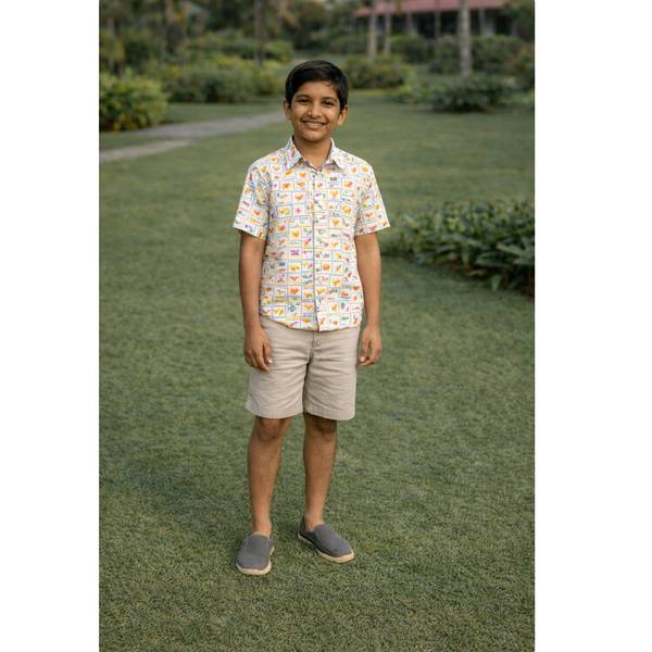 Fruit Postcard Garden Boy Kid Shirt