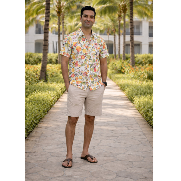 Garden Mosaic Bloom Dad Shirt