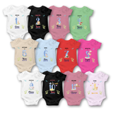 12-Month Milestone Baby Bodysuit Bundle for Photoshoots