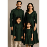 CLASSIC RAW SILK_GREEN_FAMILY PACKAGE