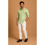 Vinayagar Chaturthi Green Colour - Dad Shirt