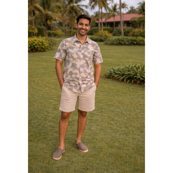 Earthy Blend Camouflage Dad Shirt