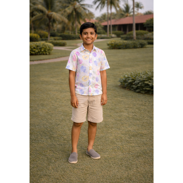 Berry Blossom Splash Boy Kid Shirt
