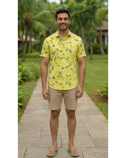 Lemon Zest Family Dad Shirt