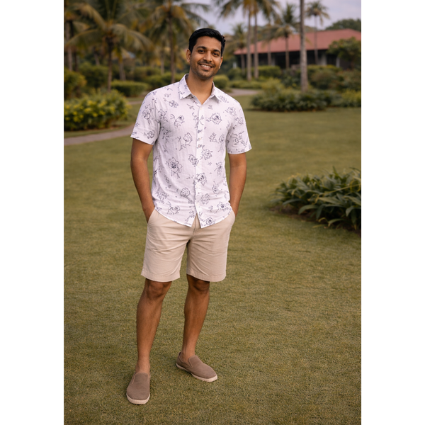 Bloom Sketch Classic Dad Shirt